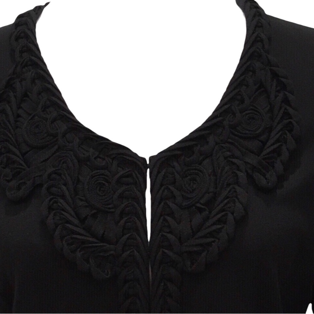 Talbots Scrolled Front Cardigan